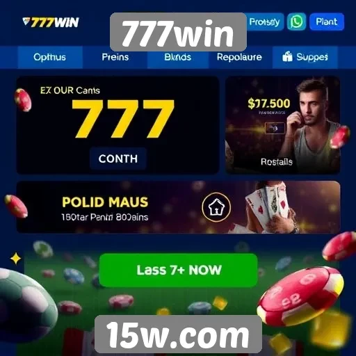 Promoções e bônus disponíveis no 777win